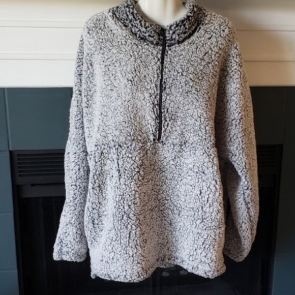 NWOT Sherpa Cozy Pockets Sweater Top 🍂 2X Host Pick🍂 - Picture 8 of 10